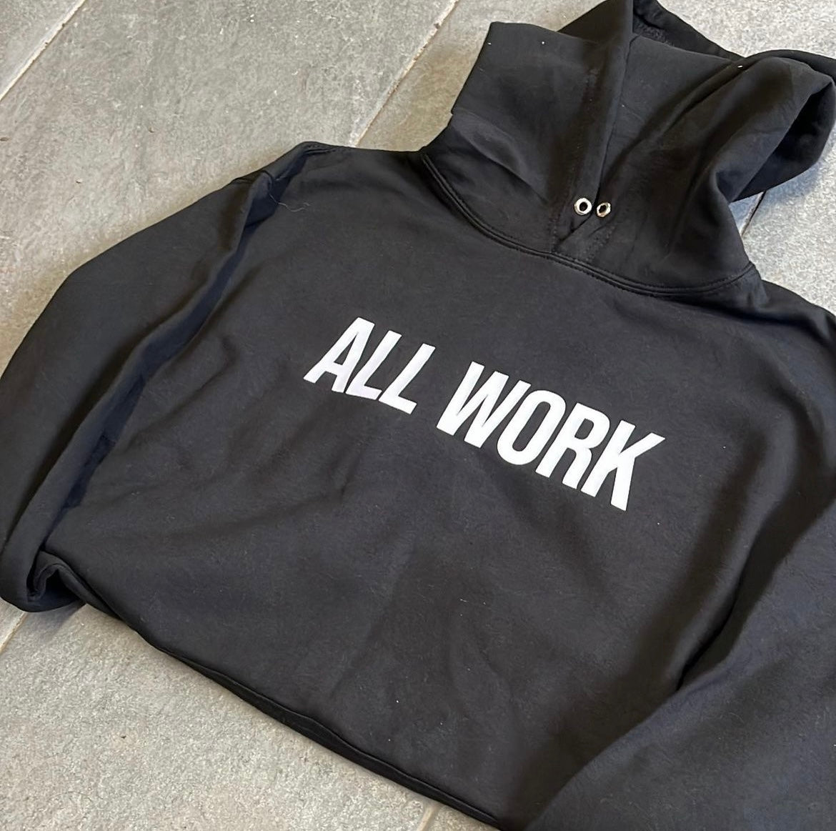 BLACK ALL WORK HOODIE - Main Image
