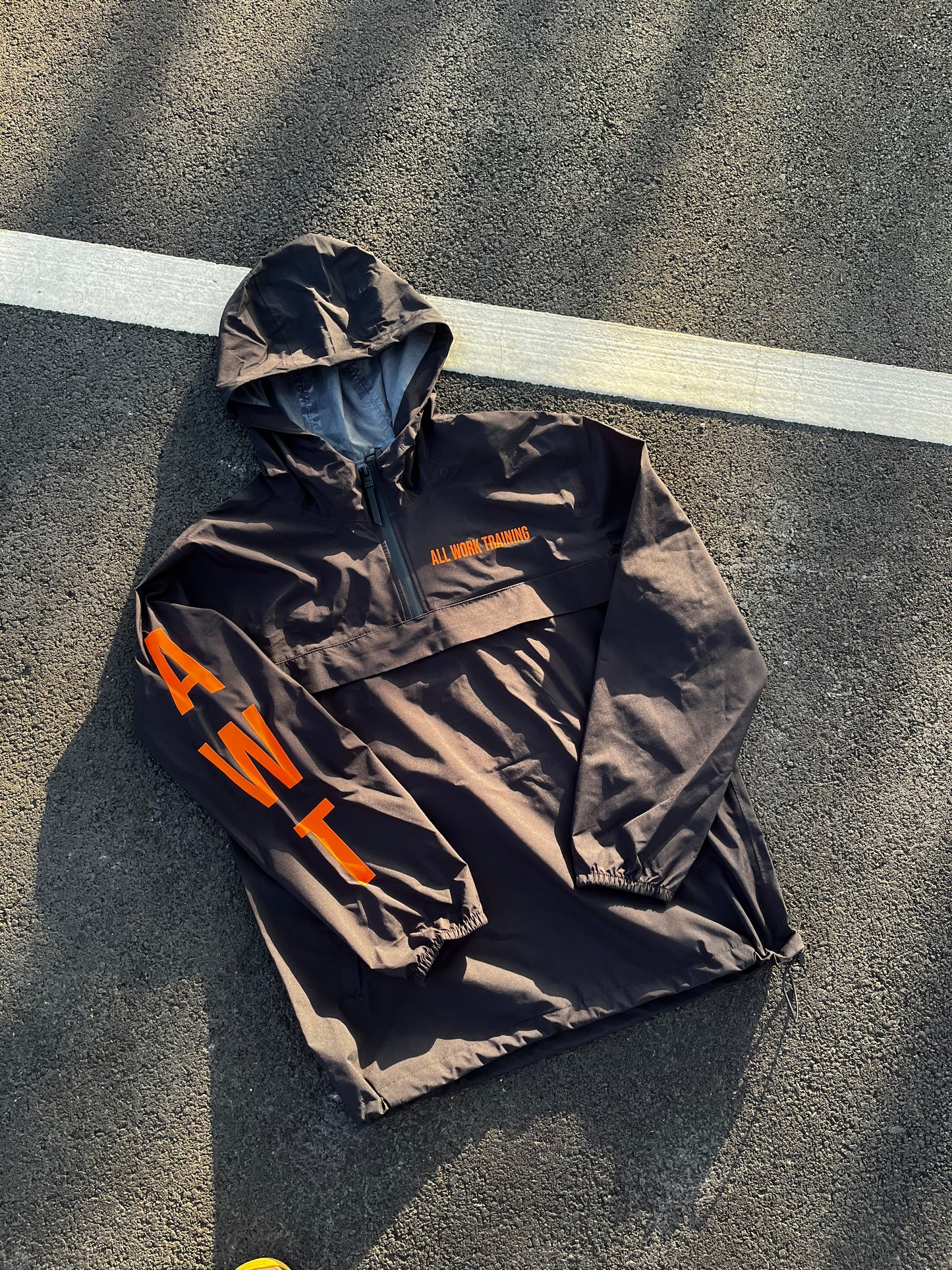 ORANGE WIND-BREAKER JACKET