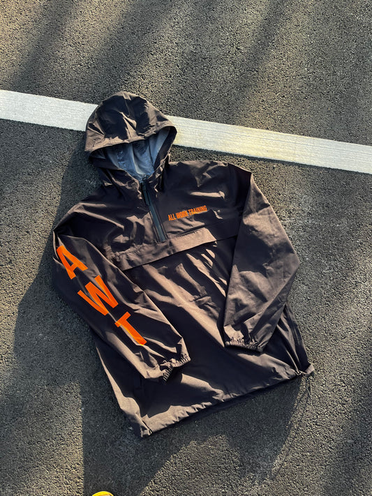 ORANGE WIND-BREAKER JACKET