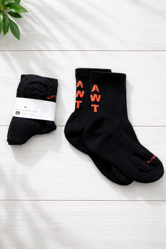 2 PAIRS AWT SOCKS
