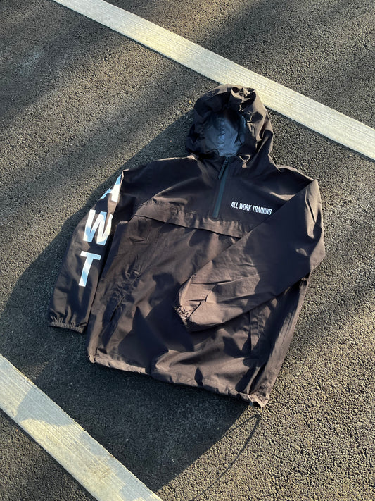 WHITE WIND-BREAKER JACKET