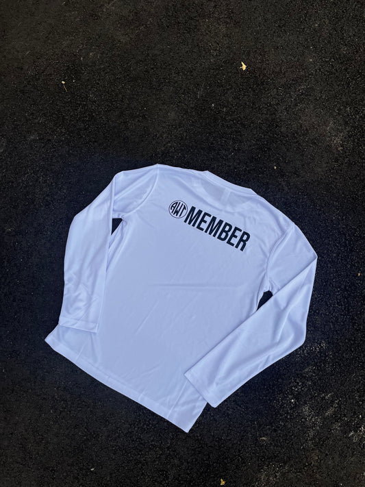 AWT MEMBER WHITE | T SHIRT LONG SLEEVED