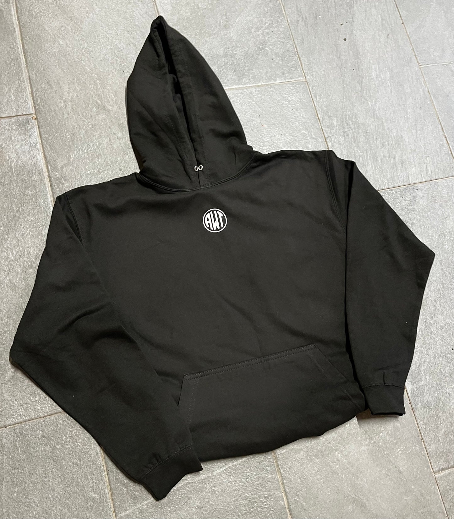 BLACK LOGO HOODIE