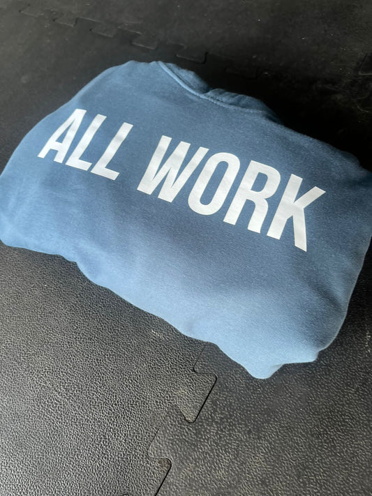 LIGHT BLUE ALL - WORK HOODIE